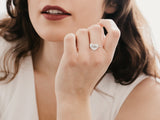 Anello regolabile a forma di cuore