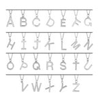 Ciondolo iniziale sviluppo lettere in argento 925‰