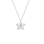 Collana con ciondolo stella personalizzata in argento 925‰