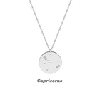 Collana con costellazione Capricorno personalizzabile in argento 925‰