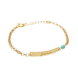 bracciale per bimbo in oro giallo